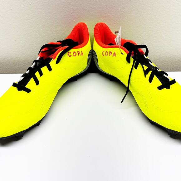 NEW Adidas COPA Sense .4 Soccer Cleats Shoes Neon Yellow Size 6.5 - Picture 5 of 7